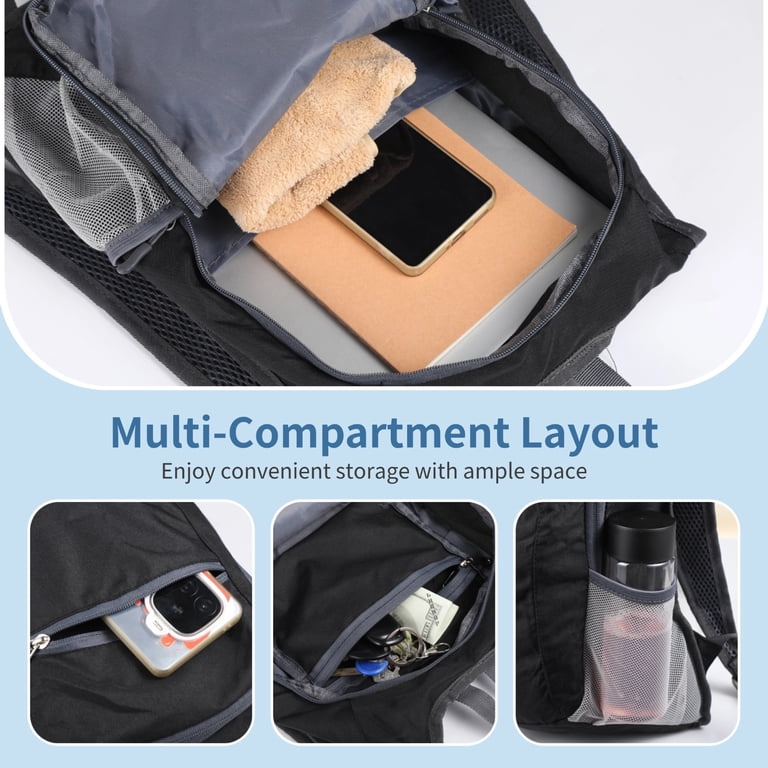 Lightweight Hiking Backpack, Small Backpack for Mens 