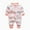 Orange, variant on MEZZALL Baby Boy Girl Flower Print Romper Jumpsuit Playsuits Onesie Cozy, 12-18 Months