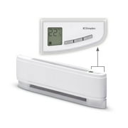 Angle View: Dimplex Linear Proportional Convector Baseboard ? High Watt Density Heater, 20", 500/375W, 240/208V, White