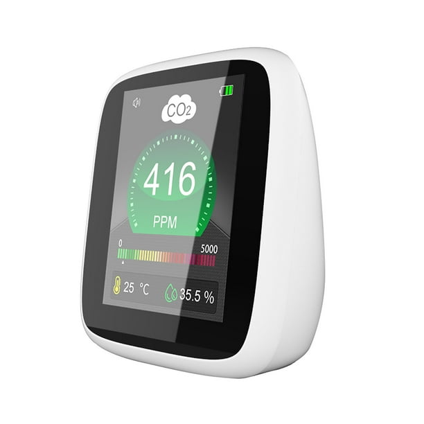 Electronics With On Temperature Air Humidity Monitor Led And Readings