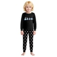 thumbnail image 4 of Moonsky Pijama estampado de pop Hunter, conjuntos de top y pantalón de dos piezas con estampado gráfico de Rumi, Mira y Zoey para niñas y niños,Rosa,160, 4 of 4