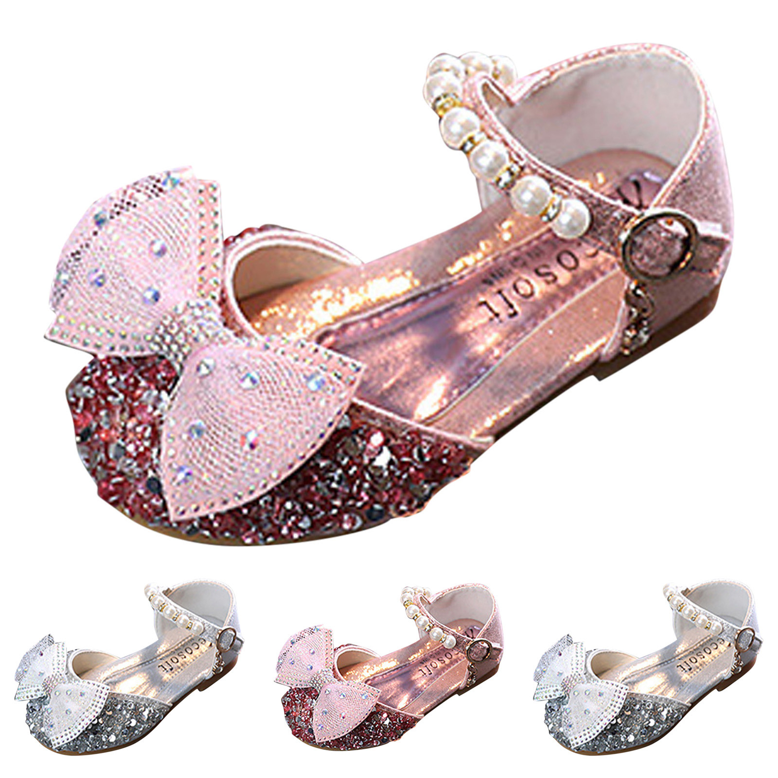 tangyuanzzz Girls Sandals Bowknot Shoe Fashion Spring And Summer Girls ...