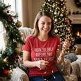 thumbnail image 4 of Womens Deck Yo'self Before You Wreck Yo'Self T Shirt Funny Christmas Decorations Graphic Tee Womens Graphic Tees, 4 of 9