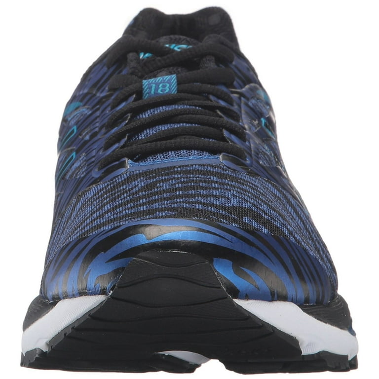 ASICS Men s Gel Cumulus 18 BR Running Shoe Deep Blue Black Island