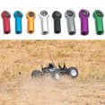 thumbnail image 3 of Vogacara 2 pack/lote aleación M3 junta de extremo de varilla de enlace 3MM agujero de cabeza de bola L 4,5 MM para RC coche camión pieza de Kits de construcción modelo Verde, 3 of 6