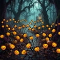 thumbnail image 3 of ICQOVD Halloween Decorations Solar Pumpkin Lamp,Waterproof Swaying LED Garden Light with Spooky Bat Design for Yard,Walkway,Patio & Halloween Party Decor, 3 of 5