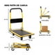 thumbnail image 5 of Carrito Plegable De Carga Plataforma Diablito Patín De Acero amarillo, 5 of 5