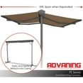 thumbnail image 6 of ADVANING 11' x 10' Manual Free Standing Retractable Patio Awning, Multiple Colors, 6 of 11