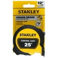 thumbnail image 2 of Stanley CONTROL-LOCK Series STHT37244 Tape Measure, 25 ft L Blade, Black/Yellow Case, 2 of 2