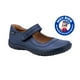 thumbnail image 1 of Zapato Escolar Coqueta para niña en piel azul Georgina con tira de contacto, 1 of 5