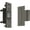Lifetime Graphite Nickel, variant on Baldwin 0432102 Solid Brass Heavy Duty Roller Catch - Bronze