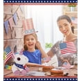 thumbnail image 6 of DolliBu Sparkle Eyes White Unicorn Plush with USA Flag Bandana - Super Soft United States of America Sparkle Eyes White Unicorn Patriotic Stuffed Animal - 8 Inches, 6 of 6