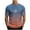 Sky Blue A, variant on WRKEKC Men's T-Shirts Casual Fashion Gradient Casual Print Athletic T Shirt Short Sleeve Round Neck Top Modern Graphic Comfortable