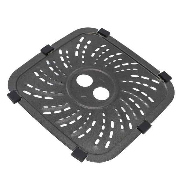 Plateau de Friteuse en Acier Inoxydable 6 Qt 8 Qt, Grand Compatibilité, Chauffage Uniforme, Usage Polyvalent, Pratique à Utiliser, Remplacement Robuste pour Friteuses à Air