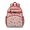 Red-7, variant on Garden Floral Waterproof Book Bag with Spine-Protecting Design