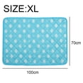 thumbnail image 2 of Summer ice silk cool pet mat print breathable non-slip dog mat pet cooling ice mat cat cooling mat, 2 of 5