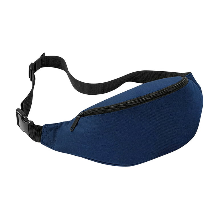 Cxda Adjustable Shoulder Straps Large Capacity Waist Bag Zipper Closure Outdoor Sports Fanny Pack Running Belt Bag Outdoor Accessories, Adult Unisex