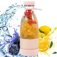 thumbnail image 4 of Mélangeur à Smoothies Portable 500 ml Gobelet Mini Mélangeur avec 6 Lames en Acier Inoxydable 1200 mAh Mélangeur de Fruits Rechargeable Mélangeur Réutilisable Mini Mélangeur Presse-Agrumes Mélangeur Personnel avec Couvercle pour la Maison Off, 4 of 11