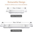 thumbnail image 3 of Jinsinto Expandable Adjustable Bathtub Tray For Bathroom - Retractable Dish Drainer For Kitchen And Bathroom, 3 of 5