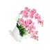 thumbnail image 2 of Orquídea artificial Moyic en maceta impermeable rosa, 2 of 6