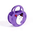 thumbnail image 2 of Beautynvta Halloween Gift Candy Bag, Bat Pumpkin Witch Ghost Decorative Small Gift Tote Reusable Non-Woven Bags with Handle for Gifts Wrapping, Halloween Party Supplies, 2 of 4