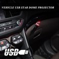 thumbnail image 3 of Car Welcome USB Star Sky Light Lottomr Lámpara de decoración de proyección, 3 of 8