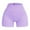 Purple-14, variant on Women's Gym Shorts Elastic Push Up Yoga Shorts Booty Scrunch High Waisted Athletic Leggings Pink L