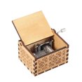 thumbnail image 1 of Amdohai Wood Music Box Mini Vintage Engraved Hand-Operated Musical Box Birthday Christmas Valentine's Day Exquisite Gift, 1 of 9