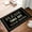 black, variant on Vikakiooze Entrance Door Carpet, Funny Sayings Understated Decorative Door Carpet, Please Take Your Shoes Off Non-Slip Rug, Bathroom Floor Mat