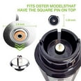 Oster Blender 6Piece Round Glass Jar Replacement Kit, 1.25 Liter, Lid