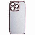 thumbnail image 1 of Funda fina Con purpurina y protector de lente Yashi para iPhone 15 Pro color rosa, 1 of 5