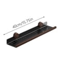 thumbnail image 5 of Walnut Bathroom Sinks Shelf Over Faucet, No-Drill Shower Caddy Suction Cup with Strong Adhesion, Stable Over Sinks Shower Rack, Detachable Wall Mounted Trays for Bathroom & Kitchen, 5 of 7