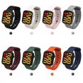 thumbnail image 3 of Reloj Deportivo Digital Led Reloj Electrónico Para Niños Impermeable Cómodo Reloj Cuadrado Con Pantalla Táctil matsuzay EL017232-02, 3 of 5