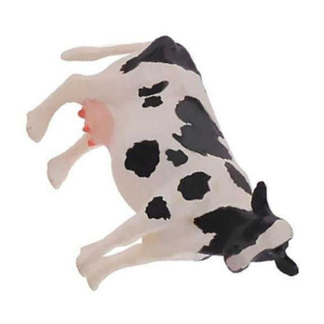 1/64 Mini Cow Figurine Tiny for Model Train Layout Miniature Cows Diorama DIY Scene Sand Table