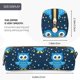 thumbnail image 3 of Fotbe Blue Owl Estuche para Lápices de Cuero con Estampado, Estuche con Cremallera Resistente, Organizador Compacto y Elegante para Papelería, 3 of 7