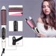 thumbnail image 2 of Plancha y rizador de pelo cerámico 2 en 1 con calentamiento rápido, cuidado con iones negativos y diseño anti-quemaduras., 2 of 5