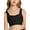Black, variant on Girls Training Bra Teenagers Seamless Removable Padded Wireless Fit Comfortable Breathable Bras for 10-17 Years