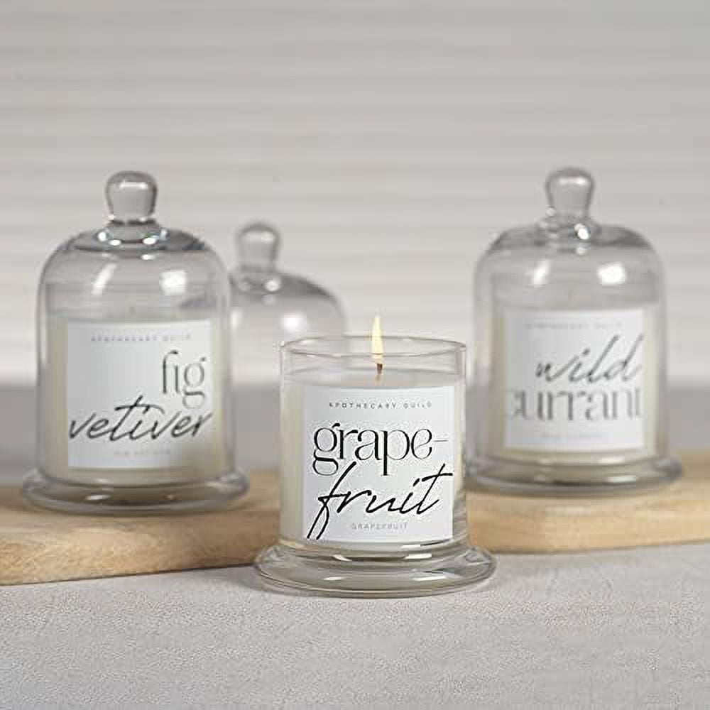 Amber Musk Zodax Apothecary Guild 10 Ounce Scented Jar Candle with Dome