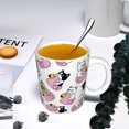 thumbnail image 5 of Yiaed French Bulldog Duck Print Ceramics Coffee,Large Handle Design,Extra Large Tea and Coffee Cup for Office and Home Mugs, 5 of 6