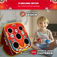 thumbnail image 6 of Swooc Games® - Backyard Arcade™ | 2-in-1 Bean Bag Toss Game for Kids w/Carry Bag | 5-Second Setup & Storage | Outside Toys for Toddlers | Carnival Games for Kids | Outdoor Toddler Activities, 6 of 7