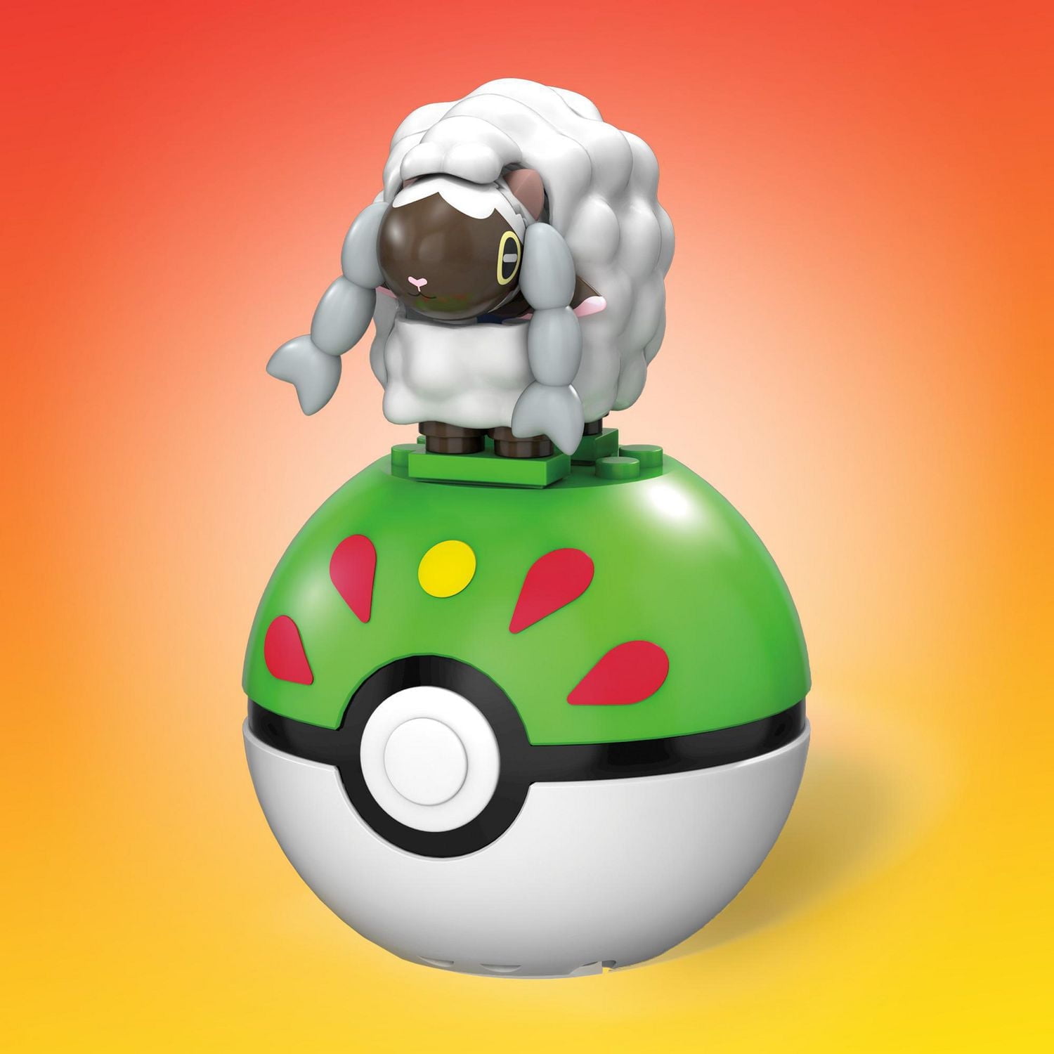 Figurine Wooloo Pokémon à Construire - 19 Blocs