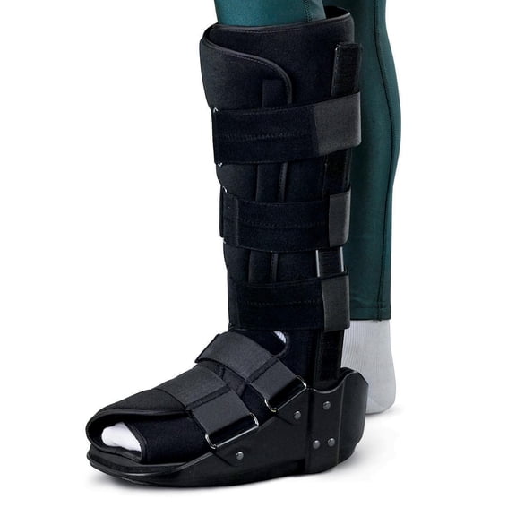 Standard Short Leg Walkers,Black,Medium