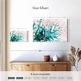 thumbnail image 4 of Elephant Stock Turquoise Dynamic Abstract Wall Art - Horizontal Canvas Wall Art - Living Room Wall Decor - Abstract Canvas - Teal And Turquoise Decor - 24" x 16", 4 of 8