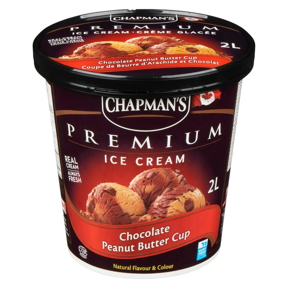 Chapman's Premium Chocolate Peanut Butter Cup Ice Cream, 2L