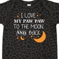 thumbnail image 4 of Inktastic I Love My Paw Paw to the Moon and Back Boys or Girls Baby Bodysuit, 4 of 5