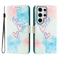 thumbnail image 2 of TECH CIRCLE for Samsung Galaxy S23 Ultra Case 6.8" (2023 Release), Cute Cartoon Flip Wallet Case with Lanyard, Built-in Card Slots & Stand Function, Portable Lightweight Slim Folio Cover, Red Hearts, 2 of 3