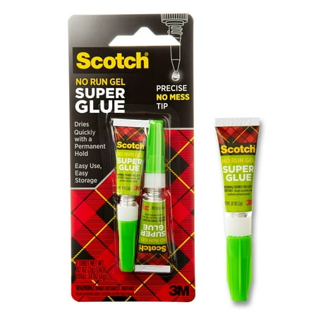 Scotch General Purpose Super Glue Gel, .07 oz, 2 Count