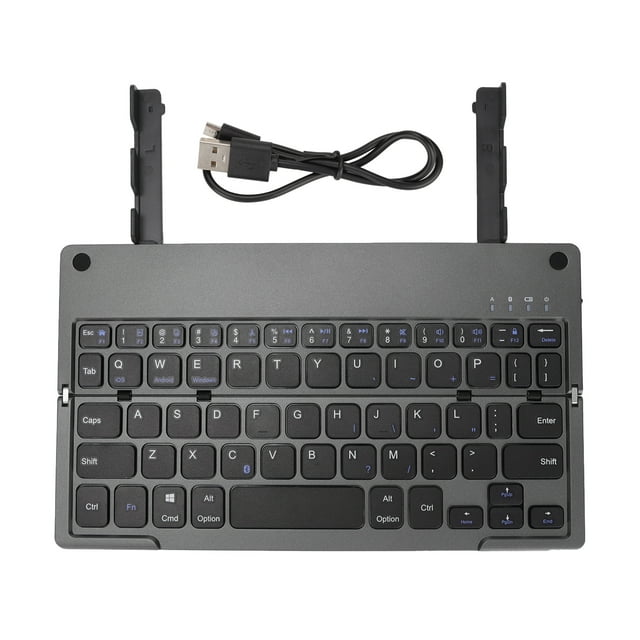 Teclado de bolsillo NikouMX inalámbrico Negro para computadora portátil