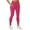 Hot Pink, variant on Mgmyaa Women's Leggings with Pockets Tummy Control Workout High Waisted Athletic Running 7/8 Ultra Soft Gym Yoga Ankle Pants, Black XXL
