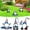 A, variant on XMMSWDLA Garden Gnome USA Patriotic Gnome Figurine -Lawn Statue - for Outdoor or House Decor